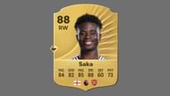 Bukayo Saka is Arsenal's star winger (Image via EA Sports)